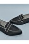 Women'S Black Textured Slip On Shoes - 6