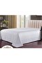 Livenza Home 3Pcs Flat Sheet Set — Flat Sheet 220x240 cm + 2 Pillow Cases, White - 3