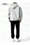 Unisex Oversized Hooded Zip-Up Tracksuit Set – Minimal Premium - 2