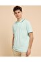 Contrast Tipping Polo T-Shirt With Short Sleeves - 2