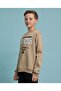 Printed Sweatshirt With Crew Neck And Long Sleeves - 4
