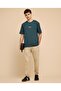 Typography Print T-Shirt With Crew Neck And Short Sleeves - 3
