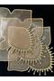 3 Pieces Special Design Stone-Embroidered Presentation Cocktail Coffee Napkin - 5