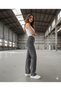 Mila Lycra Loose Women's Smoked Super High Waist Loose Leg Denim Jeans - 3