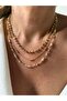 Gold Dorical Heart Necklace