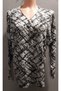 Women's Yumoş Fabric Collar with Zipper Detail, Soft Textured Bluz