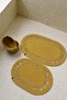 Terra 4-Piece Bathroom Set – 2 Oval Mats & 2 Oval Baskets, Natural Rope Weave, Handmade - Premium - 4