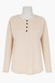 Women's Stretch Fabric Winter Knitwear for Middle-Aged and Older Women Cream Mother Combed Cotton Blouse New Season Twisted Pattern