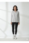 Women's Model Comfortable Cut Buttoned Long Sleeve Shirt