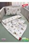 Baby Bedding Set 100% Organic Cotton Hypoallergenic Breathable Fabric - 2