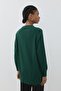 Self-Patterned Knitwear Tunic Olive - 4