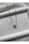 Raw Moonstone Steel Necklace Handmade
