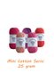 25 Gram Mini Cotton Series 100% Cotton Knitting Yarn 20 Pieces Punch and Amigurumi Yarn - 5