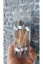 Bamboo White Drum Toothpick • New Year • Presentation and Party Decoration Set • Cocktail • Birthday - 3