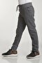 Children's Ribbed Waistband Fully Elastic Canvas Fabric Casual and School Pants Smoked - 2