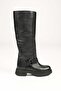 Laceless Thermo Sole Genuine Leather Boots 334-1500 Women's Boots - 5