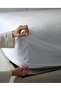 Liveza Home Plain White 2 Pcs Set- 1 x Fitted Sheet 120 x 200 cm with Single Pillow Case - 2