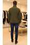 Polar Thermal Half Zipper Non Pilling Mock Neck Men's Sweatshirt - 4
