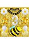 Bee and Daisy Concept 3Rd Birthday Party Balloon Set