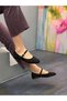 Black Stone Banded Women's Casual Ballerinas