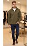 Polar Thermal Half Zipper Non Pilling Mock Neck Men's Sweatshirt - 2