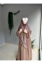 طقم Ayrobin من قطعتين، فستان وخمار Soufflé طويل - 5