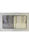 Blossom Happy Family Bathrobe Set - Grey-Cream