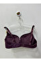 Women's Padded Micro Support Purple Bra - 2