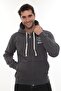 Men's Smoked Fleece Inside Full Zip K Hooded Cotton Sweatshirt - 3