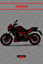 Dominar 400-250 Full Body Motorcycle Decal Sticker Covering Set (Foil Cut)