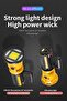 COB Torch Light Portable USB Rechargeable Waterproof Camp Lantern Searchlight - 4