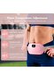 Portable Heating Pad for Period Cramps Relief, Rechargeable Heat Belt (Pink #1) - 6