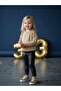 Baby Girl Black Leather Leggings - 4