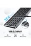 BK20 Bluetooth Keyboard, Compact Wireless, Multi-device, USB-C, Black - 4