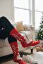 Set of 2 Christmas Stockings - Colorful Patterned Unisex Gift - 7