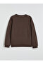 Brown Printed Boys' Sweatshirt - 2