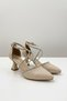 Shoe Basket 4845 Women's 6 cm Heeled Stone & Skin Shoes