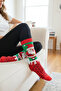 Set of 2 Christmas Stockings - Colorful Patterned Unisex Gift - 3