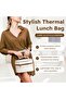 3Layer 4SS LunchBox Set Leakproof Bento Box Thermal Insulated Bag for Work School Travel Picnic - 4