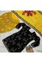 Yellow Viscose Velvet Kameez Salwar & Dupatta - HRT5406 | Yellow - 3