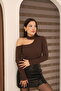 Off-The-Shoulder Asymmetric Detailed Long Sleeve Blouse - 5