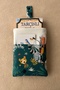Linen Book Cover with Pockets Forest Themed Book Lover Gift - 4