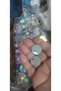 50 Grams of Silver-Colored Bag Sequins