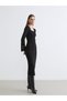 Quality Pieces from Çelebi Store Square Roba Collar Bodycon Knitwear Dress