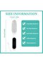 2 Pcs 4-in-1 Foot File Callus Remover - Pedicure Tool with Brush, Pumice, Rasp & Sandpaper - 2