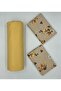 100% Organic Cotton Fabric Elastic Fitted Sheet+ Pillowcase***Corner Depth 28-30 Cm*** ew Season///