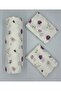 100% Organic Cotton Fabric Elastic Fitted Sheet+ Pillowcase***Corner Depth 28-30 Cm*** ew Season/// - 3