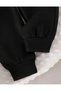 Girls' Sweatshirt-Jogger Tracksuit Set with Ribbon Detail on the Sleeves - 4