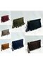 Genuine Suede Leather Women's Portfolio Clutch Bag with Tassel Detail - 3