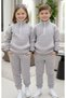 Oversized Children's Fleece Tracksuit Set |   4-14 Years Old |   Unisex Winter Warm Clothing Fleece-Lined Sets